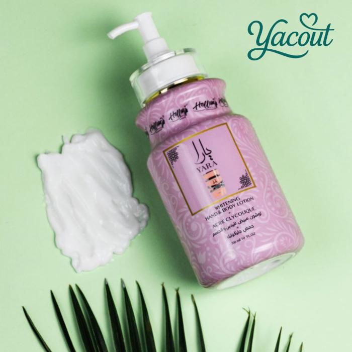 Lotion Corps & Mains - YARA - Éclat - Hydratation Légère - Acide Glycolique - Non Grasse