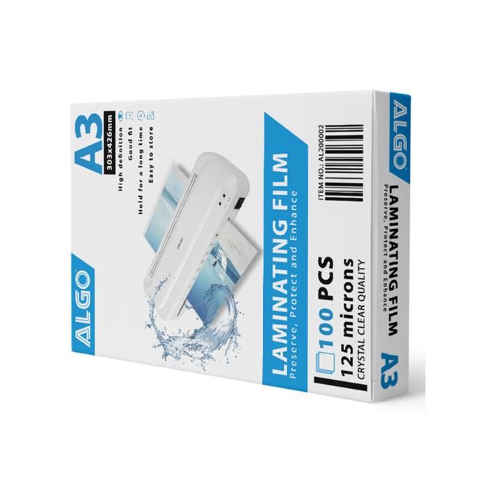 FILM DE PLASTIFICATION ALGO - A3 - 125mic