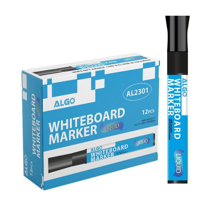 MARQUEUR TABLEAU ENCRE LIQUIDE ALGO - Noir