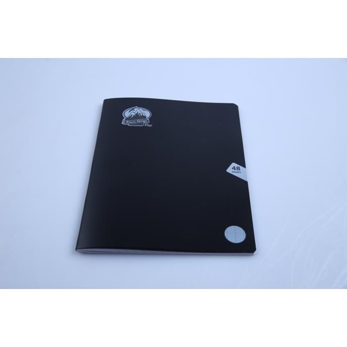 Cahier piqué en polypropylène transparent – 48 pages – quadrillage 10x10 – format A5 – 90g – blanc NEI