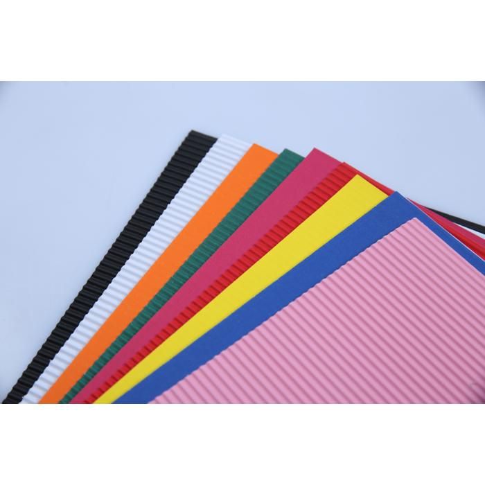 10 feuilles papier ondulé A4 – couleurs mixtes