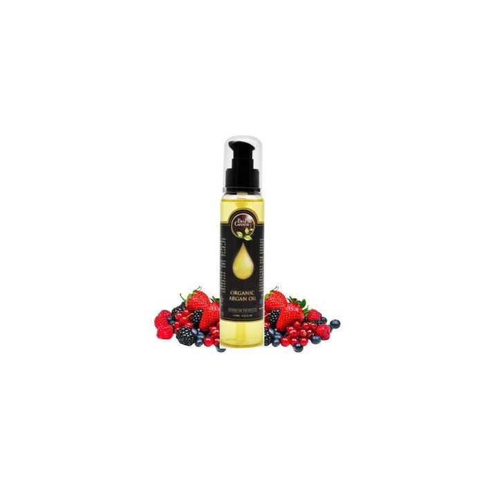 Bio Pro Green Huile d'Argan fruits rouge 100% Pure, Naturelle, Pressée à Froid - Huile Argan Cheveux Visage Corps