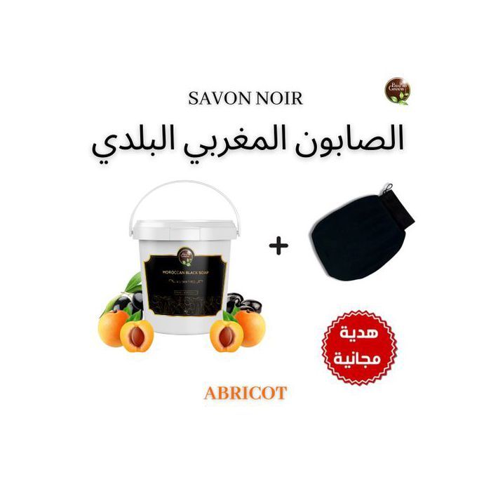 Bio Pro Green Savon noir à l'huile d'abricot
