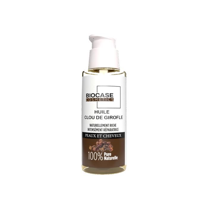 Huile Végétale - Clou de Girofle - 30Ml - Hydratant - Cheveux Abîmés