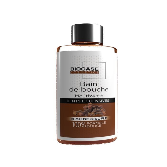 Bain de bouche - Biocase Cosmetics - Clou de girofle - 250 ml - Sans alcool