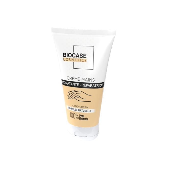 Crème hydratante pour les mains - Biocase Cosmetics - 50 ml - Non gras - Tous types de peau