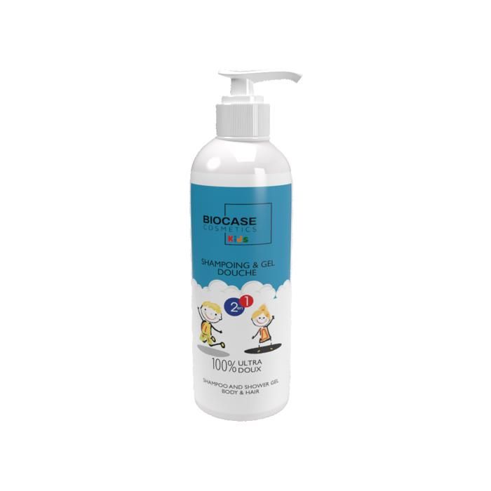 Gel Lavant 2 en 1 - Biocase Cosmetics - Hypoallergénique - 250 ml - Pour enfants