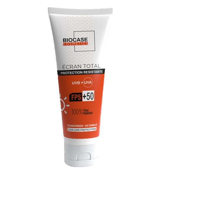 Crème de soin - Biocase Cosmetics - Écran total - 50 ml - Non gras - Tous types de peau
