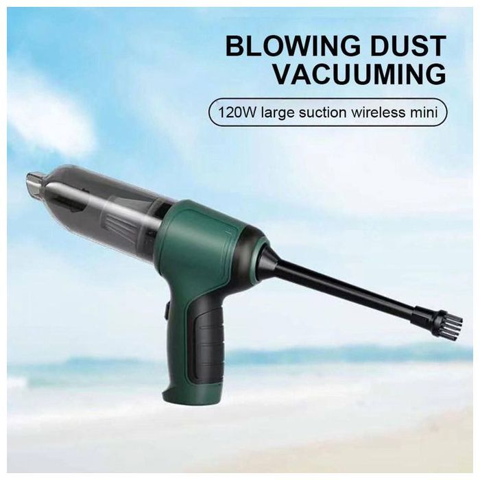 Aspirateur Souffleur À Main Sans Fil 3 En 1,Mini Aspirateur Portatif Pour Voiture, couleur aléatoir