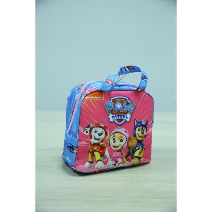 Sac à goûter - GENERIC - Satin - Motif licence - Couleur Bleu et Rose