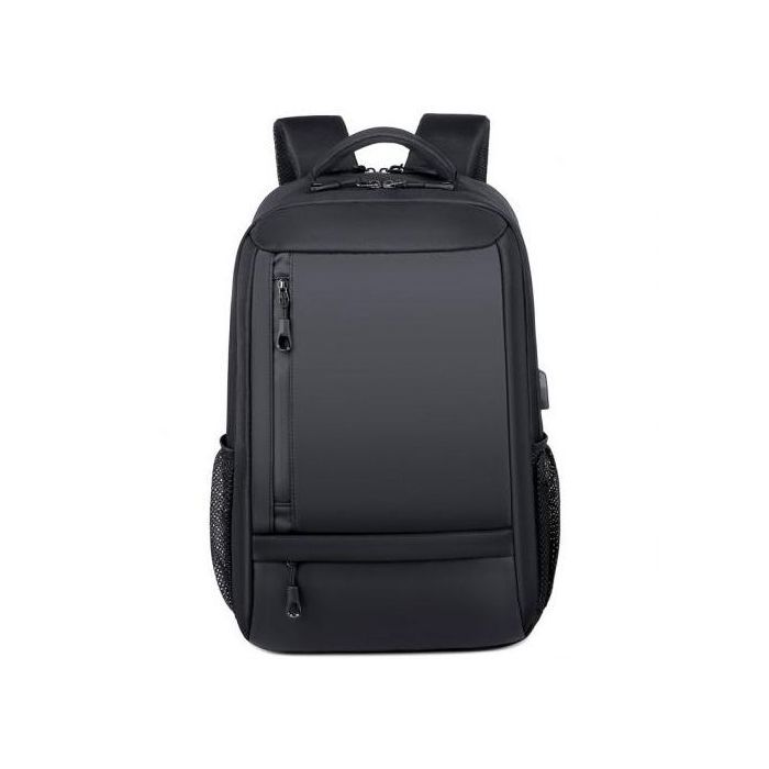 Sac à Dos - Cartable Classique - PC Portable - USB - Noir