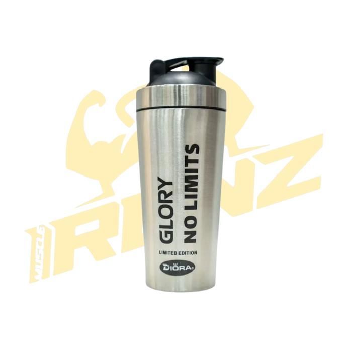 Shaker - DIORA - Silver - Inox - Isolé sous vide - Hermétique