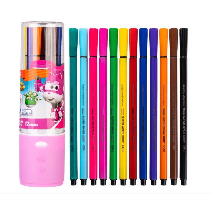 Set de 12 Feutres de Coloriage – Super Wings