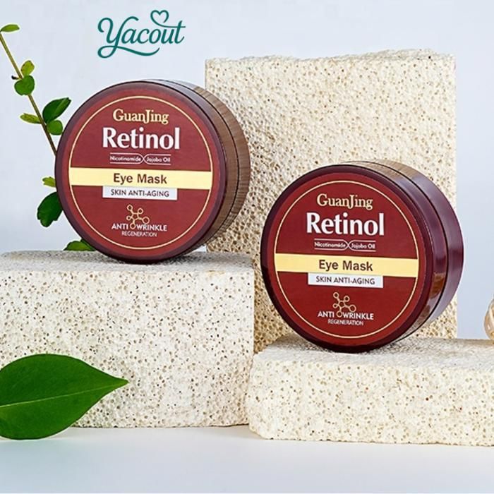 Masque yeux au rétinol 60 pcs à l’huile de jojoba — Éclaire & Lisse