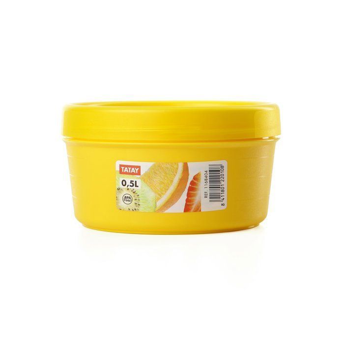 BOITE À FRUITS 0,5 L SRP 12 - JAUNE