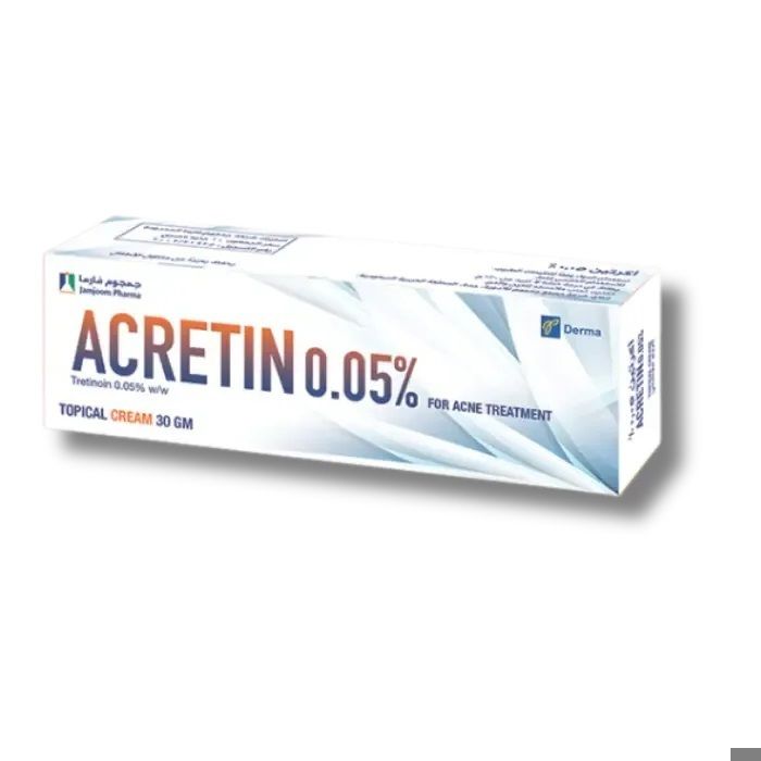 ACRETIN 0.05% Crème pour le Traitement d’Acné 30g