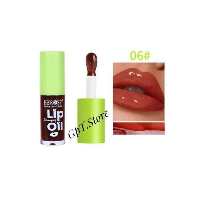 BBROSE Lip Oil-Gloss à lèvres Repulpant & Hydratant, Teinte 06