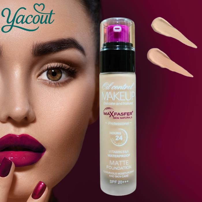 - MaxFasfer Makeup – Fond de teint waterproof 24h