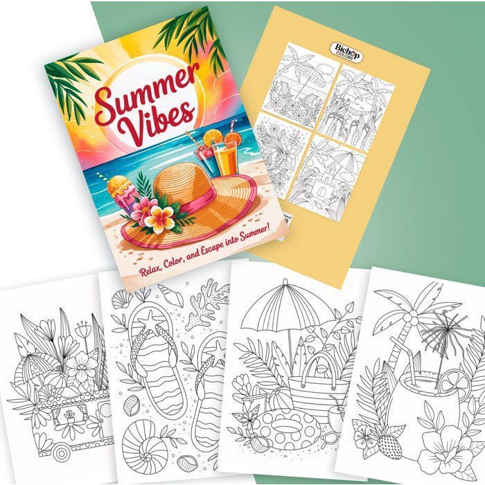 LIVRE DE COLORIAGE Summer Vibes