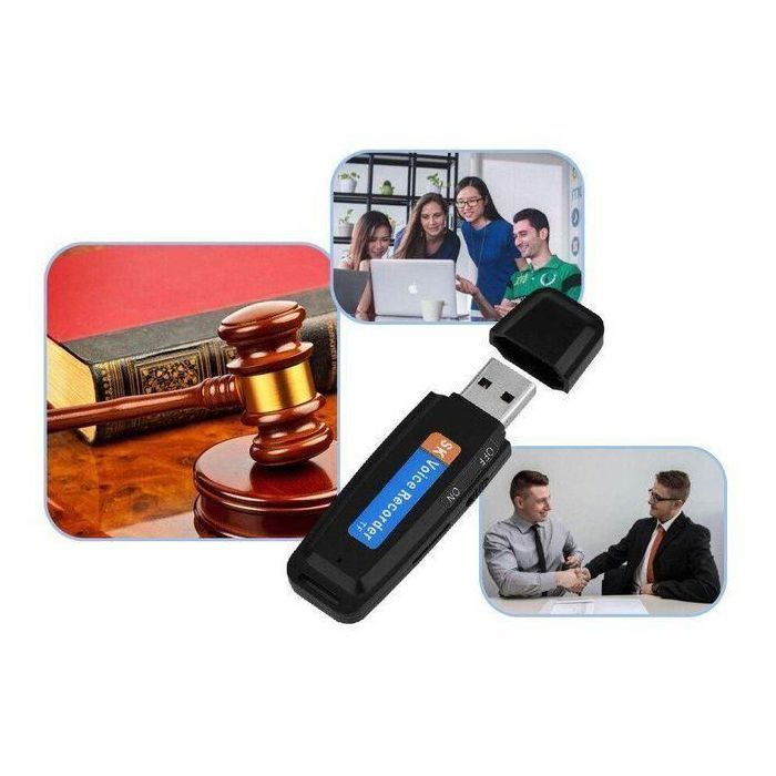 Clé USB Enregistreur Numérique Dictaphone Enregistreur Vocal Espion