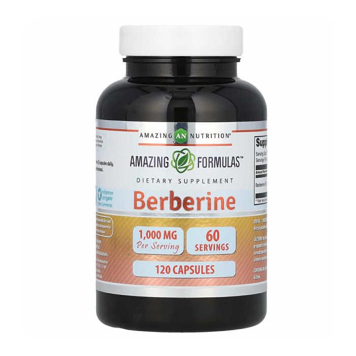 Berbérine, 120 capsules (500 mg par capsule)