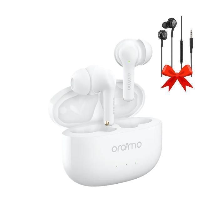 oraimo FreePods 3C Écouteurs sans fil Bluetooth 5,3 ENC 4 mic ipx5 Music time:8 hrs + écouteurs AKG
