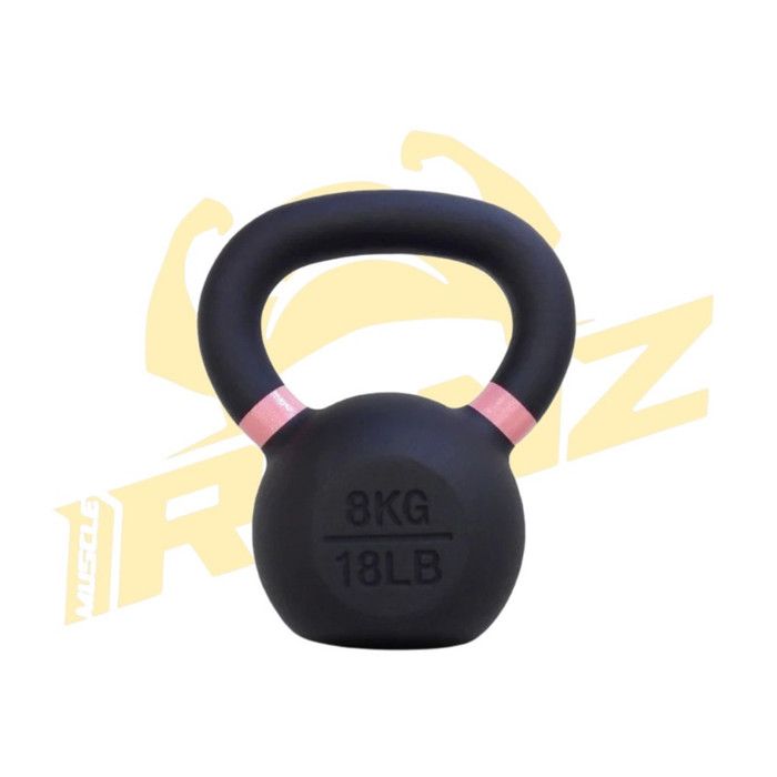 Kettlebell - 8 kg - Acier - Renforcement musculaire - Usage intensif