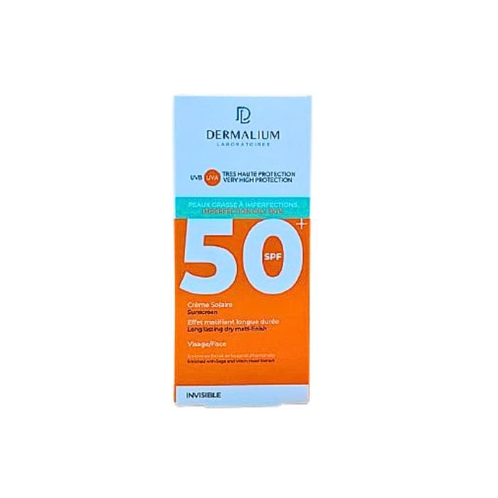 Dermalium Ecran Solaire Peaux Grasse A Imperfections Spf50+ 50ml