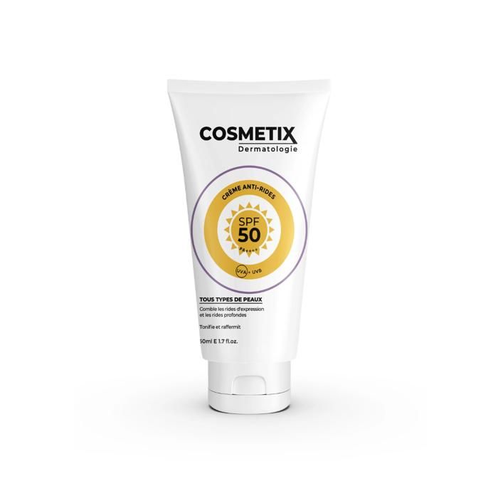 Cosmetix Soin 2en1 Creme Anti-Rides spf50 50ml