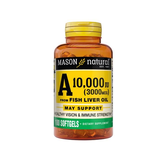 Mason Natural A 10000 UI 100 softgels
