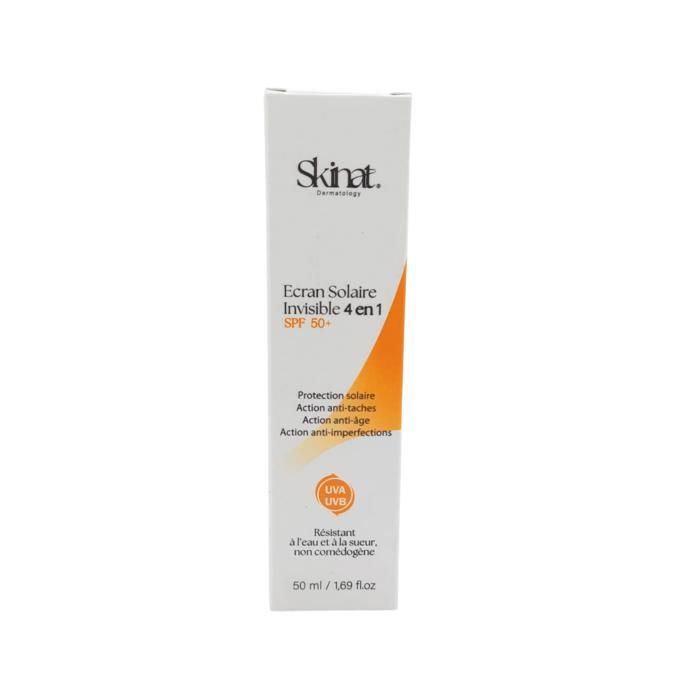 Skinat Creme Solaire Invisible 4en1 spf50+ 50ml