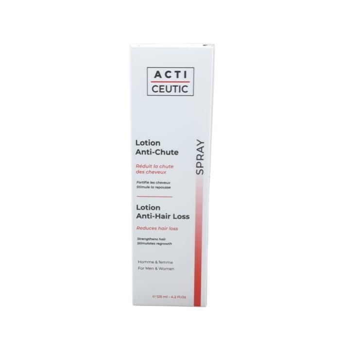 Lotion Anti-Chute - Acticeutic - Spray 125ml - Réduit la chute - Favorise la repousse - Non gras