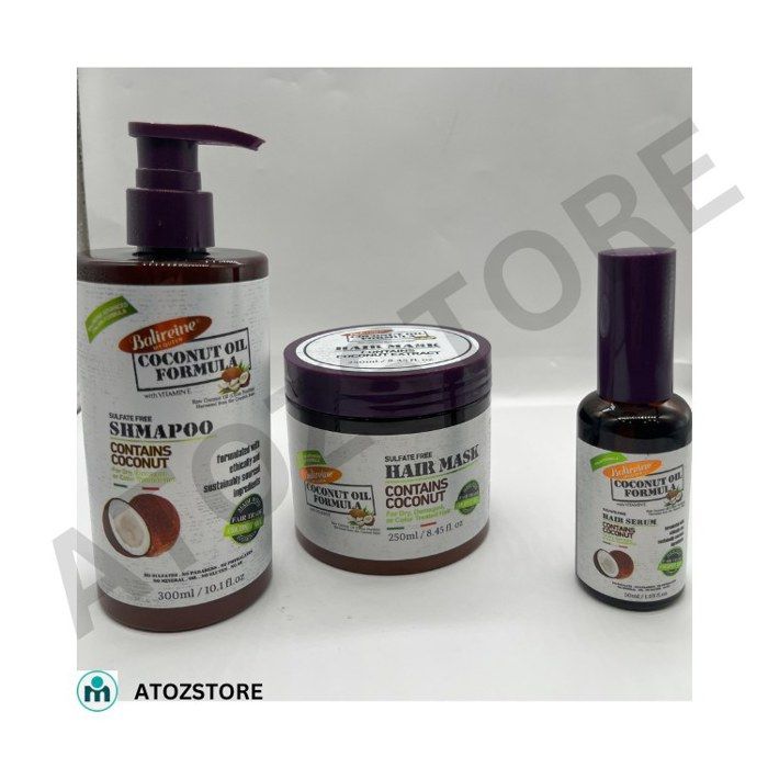 Pack Cheveux Balireine shampoing 300ml + masque 250 ml + sérum 50 ml coucou Sans sulfate