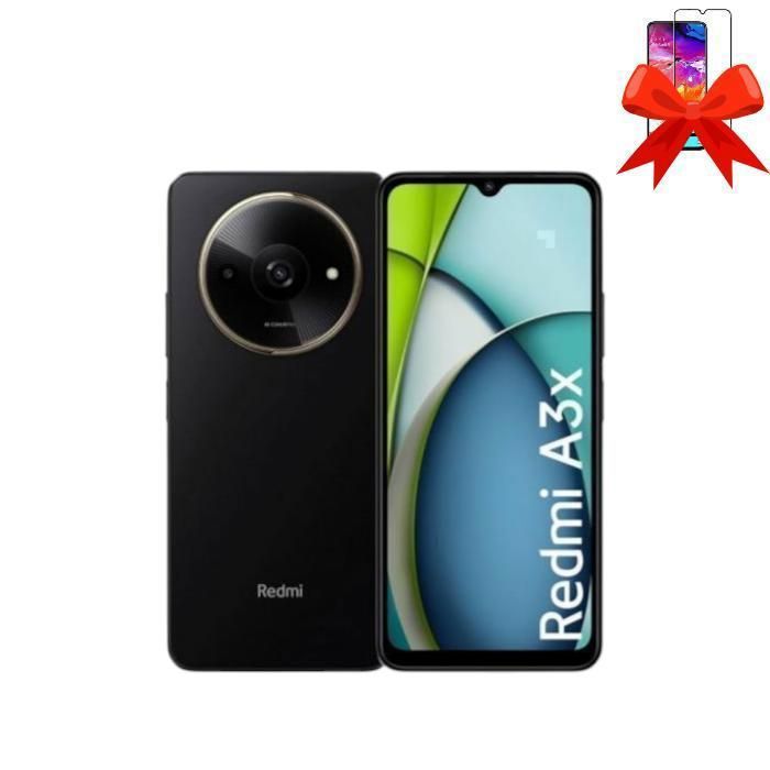 Xiaomi Redmi A3x 64Go 3Go RAM ,Unisoc T603 , 8 MP-5 MP ,5000 mA + incassable gratuite