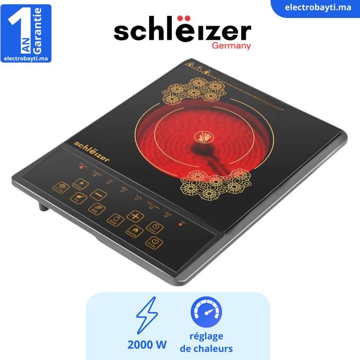 Schleizer - Plaque de cuisson électrique - 1 feu - Electrique - 2000W- germany