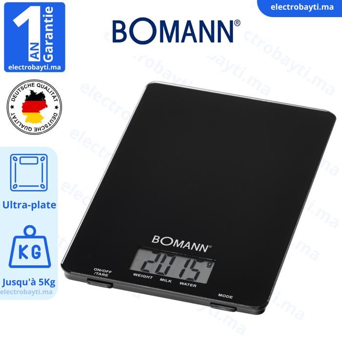 Bomann -  Balance de Cuisine numérique de 1g au 5kg - LCD Display