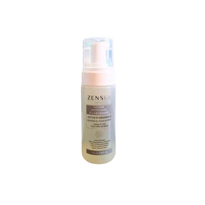 Zenska Mousse Nettoyant Eclaircissante 150ml