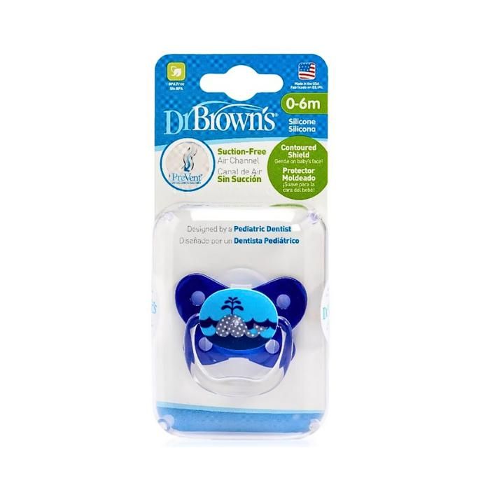 Dr Brown's Sucette Betterfly Shield Bleu 0-6m -Ess