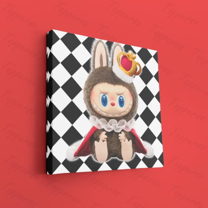 Tableau - GENERIC - Labubu Monster - 30x30cm - Multicolore - Décoration murale