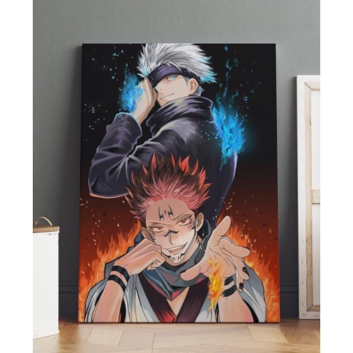 Tableau Mural Décoratif - GENERIC - Jujutsu Kaisen - 40 cm x 30 cm - Impression haute qualité - Multicolore