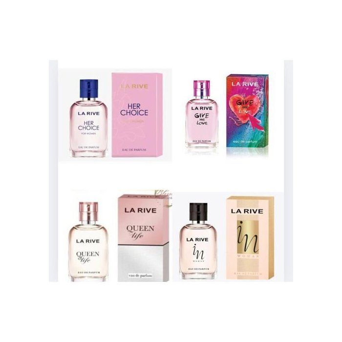Eau de Parfum Femme - LA RIVE - Lot de 4 - 30ml - Floral - Cadeau idéal