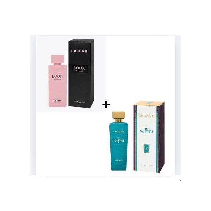 La Rive Pack 2 Eau de parfum Femme Look of Woman 75 ml & Saffira 90ml