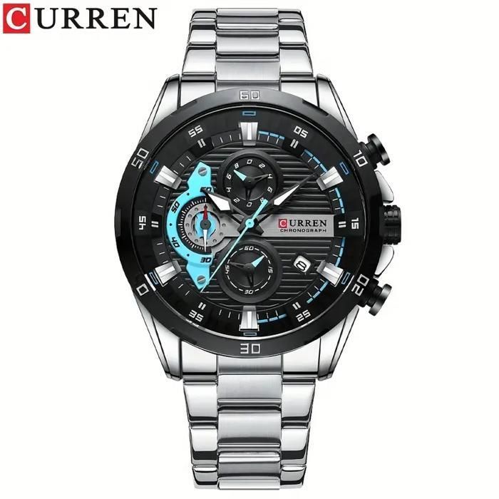 CURREN-montre à bracelet pour homme (gris)