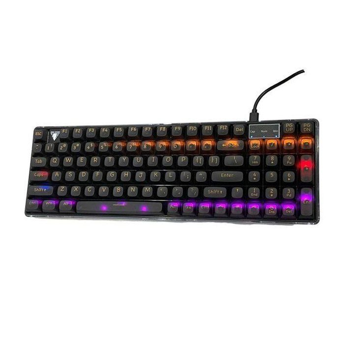Clavier mécanique gaming kl-139 RGB Crystal switche 97 keys + 12 Multimedia combination Keys