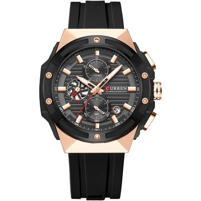 Curren 8462 Original Homme Montres Homme Casual Luxury Sport Montre-bracelet pour hommes