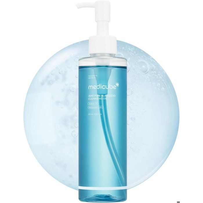 Huile nettoyante - MEDICUBE - Zero Pore - 205ml - Vegan - Pour tous types de peau