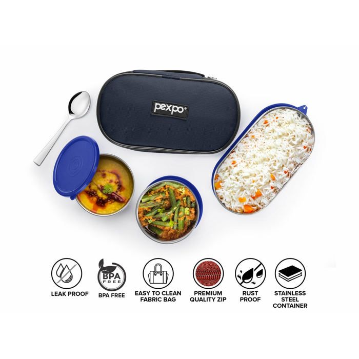 Lunch box noir mini isotherme 1 cuillère , acier inoxydable ( pour les enfants )