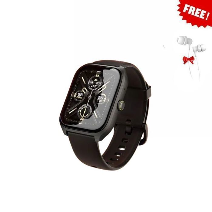 oraimo Watch 5 Lite Montre intelligente IP68 HD 2,01 pouces + ecouteur gratuit