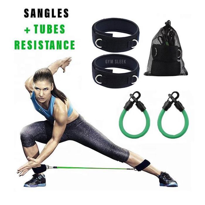 Tube Résistance Jambes & Agilité – Sangles Ajustables Multi-Sport Idéal pour le sport, la remise en forme et la musculation ciblée
