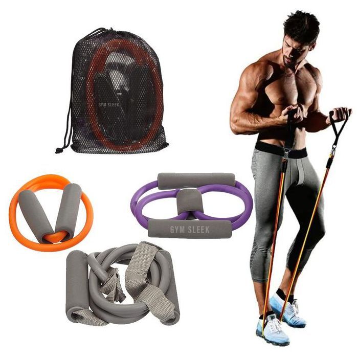 Kit d’Entraînement complet Idéal pour la musculation, le fitness, le cardio et la remise en forme.